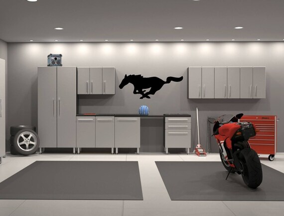 Ford Mustang Emblem Garage Interior Wall Decal Sticker