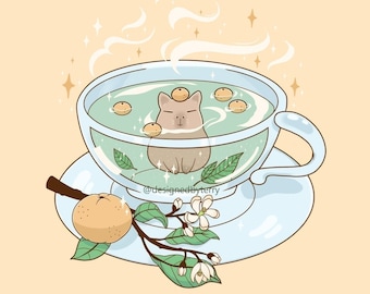 Capybara's Anti-anxietea Art Print | 5