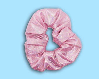 Pink Holo Scrunchie | Holographic | Hair Accessories