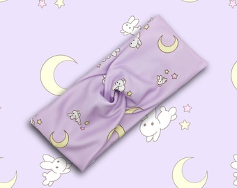 Moon Rabbit Knot Headband | Kawaii | Headwrap