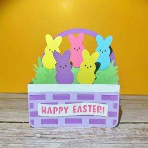 Carte de Pâques pop-up Peeps