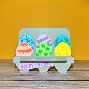 Easter Egg Carton Pop Up Card