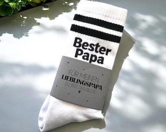 Papa Socken /Tennissocken/Bester Papa/ Geschenkidee zum Vatertag/Strümpfe/ Geschenk Papa