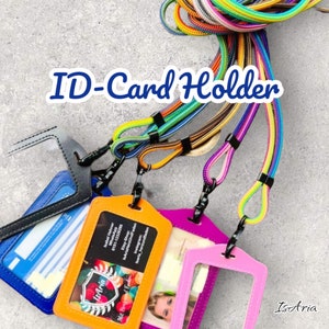 ID card holder - color choice lanyard - small - start of school - school enrolment