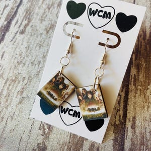 The Fellowship of the Ring Poster Earrings - Wood