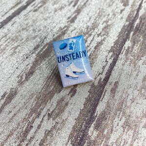 Unsteady Peyton Corrine Book Resin Wood Pin