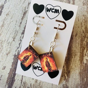 Trick r Treat Poster Earrings - Wood