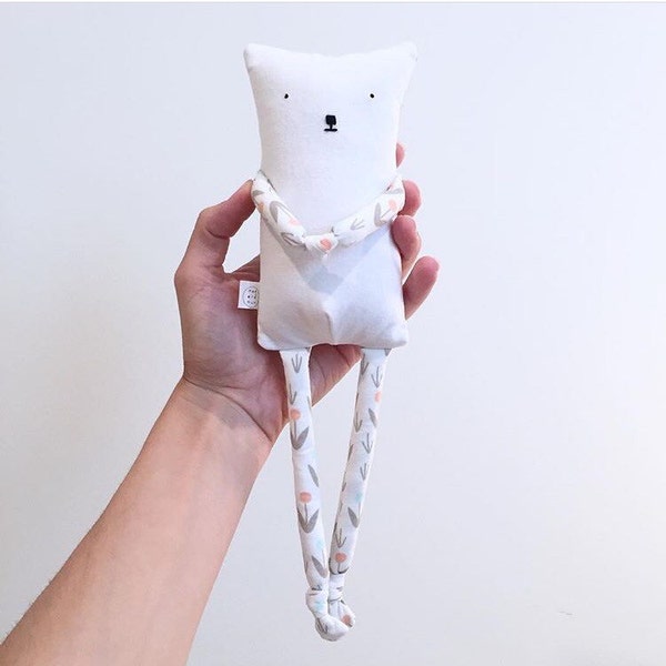 Organic Drool Doll , 17 patterns available! see photos for pattern options. Please specify choice of pattern  # and personalization details