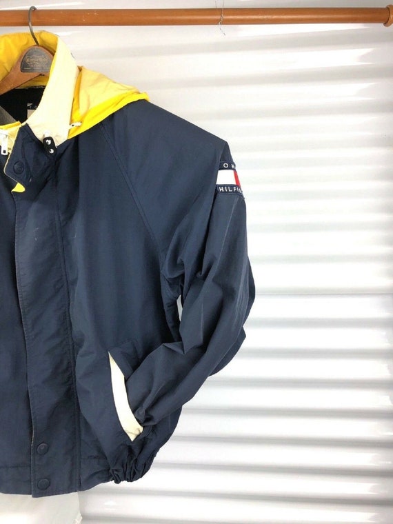 mens yellow tommy hilfiger jacket