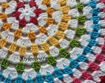 GRANNY CIRCULAR PATTERN- Must try for beginners in crochet