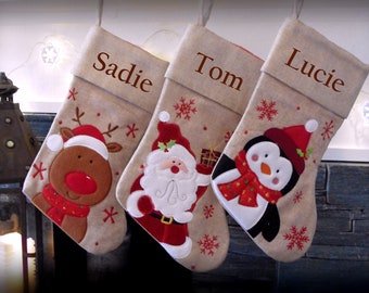 burlap personalised christmas stockings personalised with any name - Christmas Stockings Personalized burlap personalised christmas stockings personalised with any name - Christmas Stockings Personalized