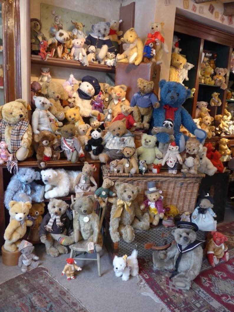 Teddy Bear Mystery Box XS XL Curated Vintage Bears Treasure | Etsy
