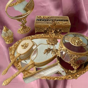 Boudoir Mystery Box 3-10 Piece Vintage Personally Curated Vanity Table Feminine Decor Mystery Gift Treasure Box 5 Box Sizes XS - XL