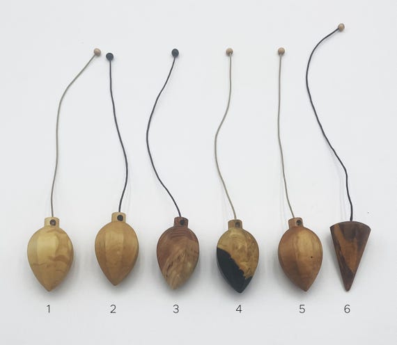 Pendules De Radiesthésie En Bois - Pièces Uniques Artisanales - Deux Tailles Disponibles