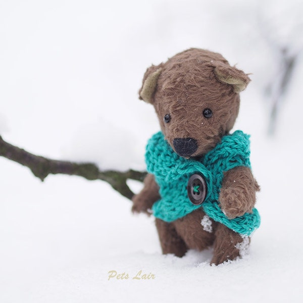 teddy Bear, artist teddy bear, collection toy, Stuffed animals doll, toy baby shower, Little teddy bears,  cute bear, animal wool