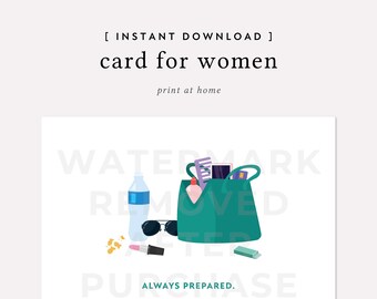 Mothers Day, Mom Birthday Funny Card Printable