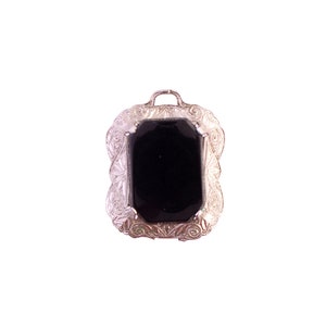 Sterling Onyx Pendant