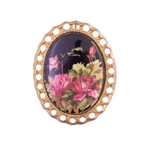 Vintage Rose Brooch/Pendant