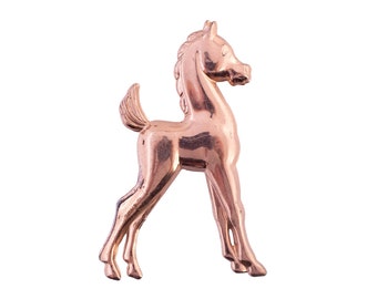 Sterling Pony Brooch