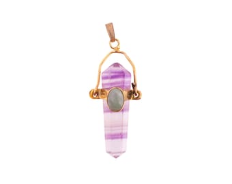 Purple Crystal Style Pendant