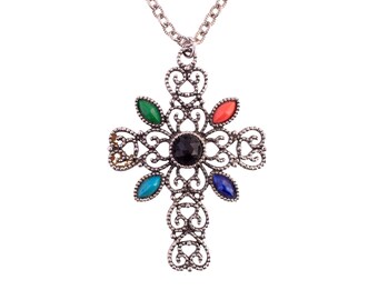 Vintage Avon Cross Necklace