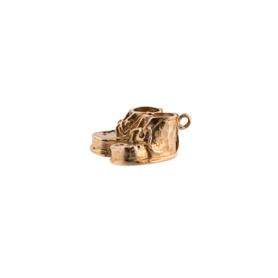 14K Gold Baby Shoes Charm