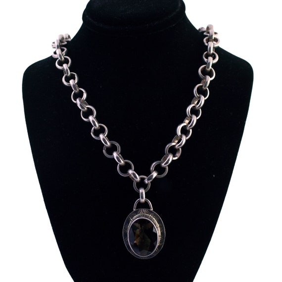 Sterling Smoky Quartz Necklace - image 5