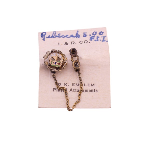 Daughters of Rebekah 10K Gold Enamel Pin