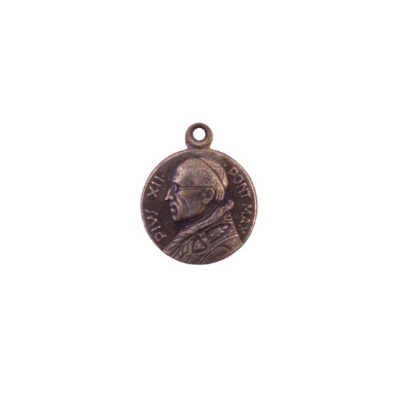Pope Pius XII Gold Filled Charm