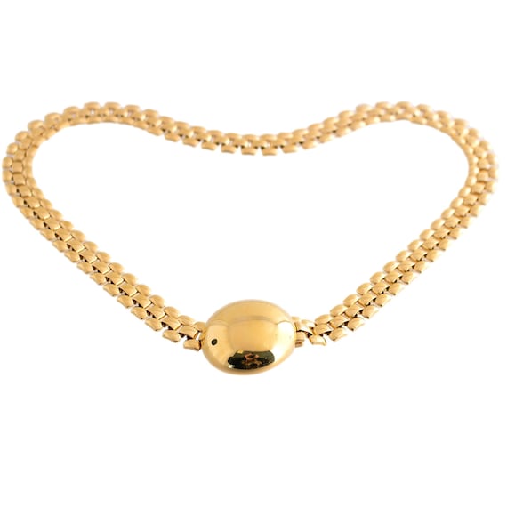 Monet Button Clasp Necklace - image 1