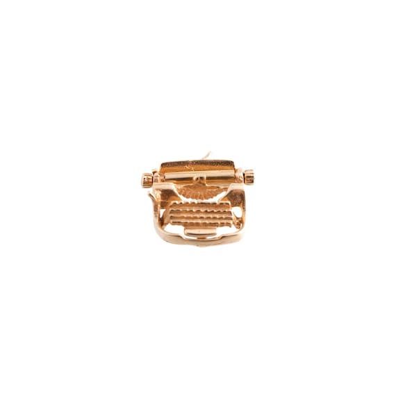 14K Typewriter Charm