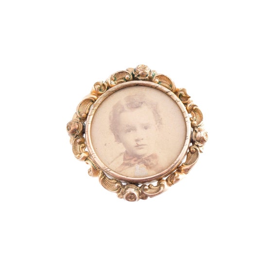 Victorian Child Brooch - image 1