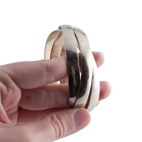 Interlocking Bangle Bracelets - image 3