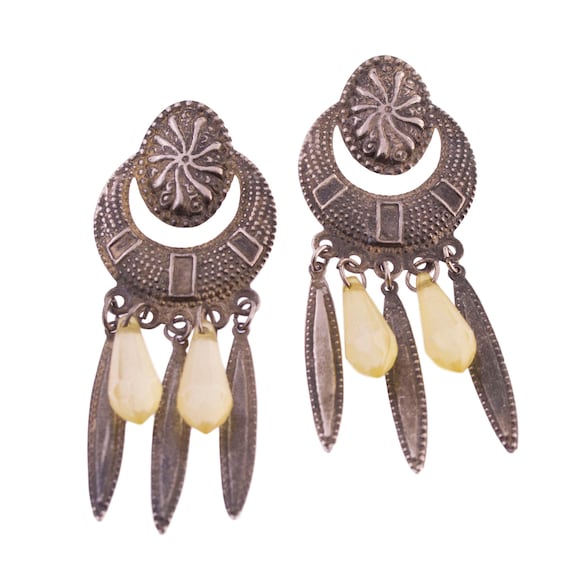 Dramatic Chandelier Drop Earrings - image 1