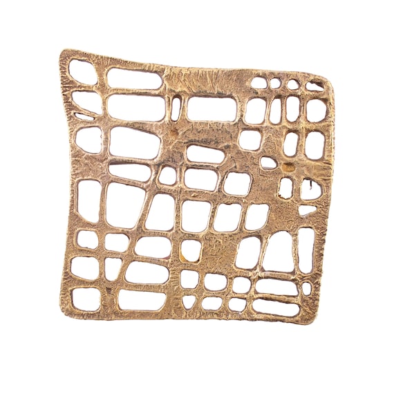 Bent Gabrielsen Brutalist Brooch - image 1