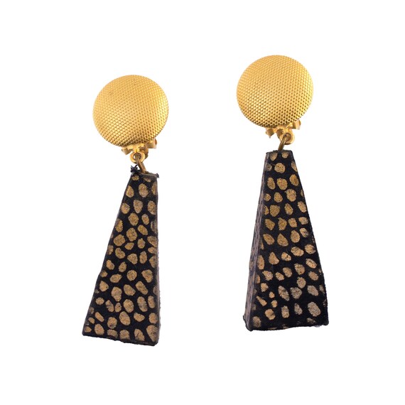 Fun Geometric Drop Earrings - image 2