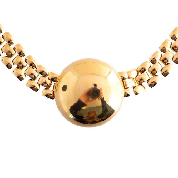 Monet Button Clasp Necklace - image 2