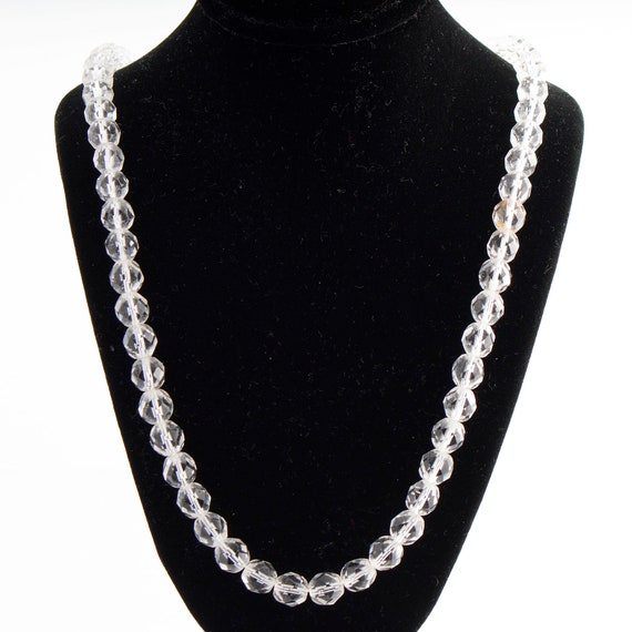 Hobe Clear Crystal Necklace - image 1