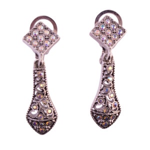 Aurora Borealis Rhinestone Drop Earrings