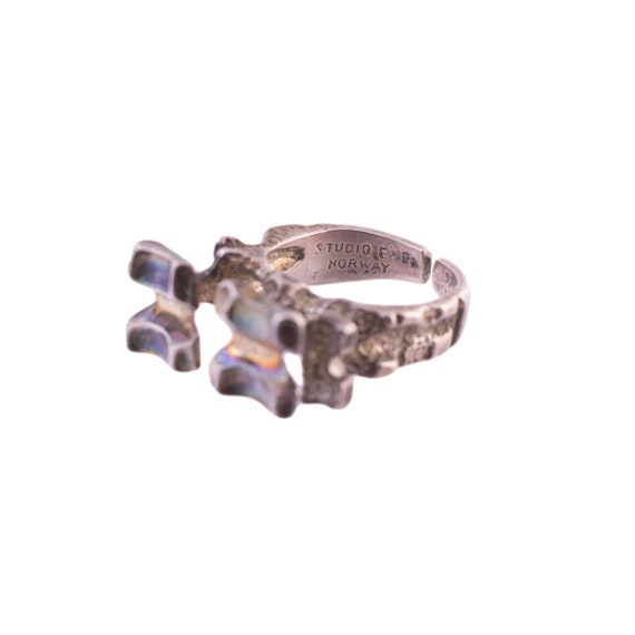 Sterling Brutalist Ring by Studio E&P - image 6