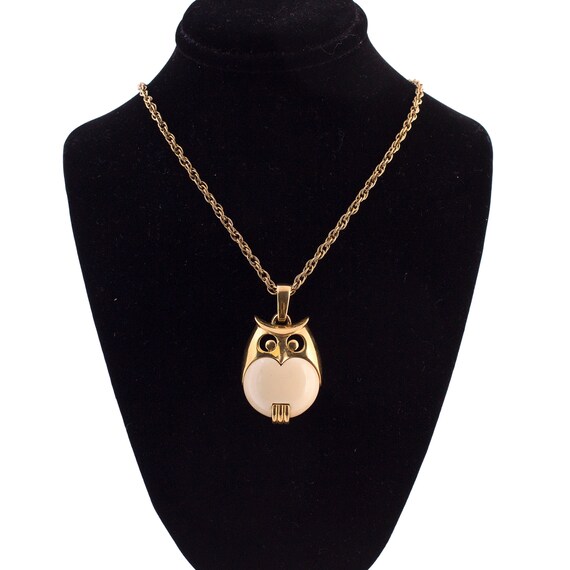 Trifari Owl Necklace - Etsy