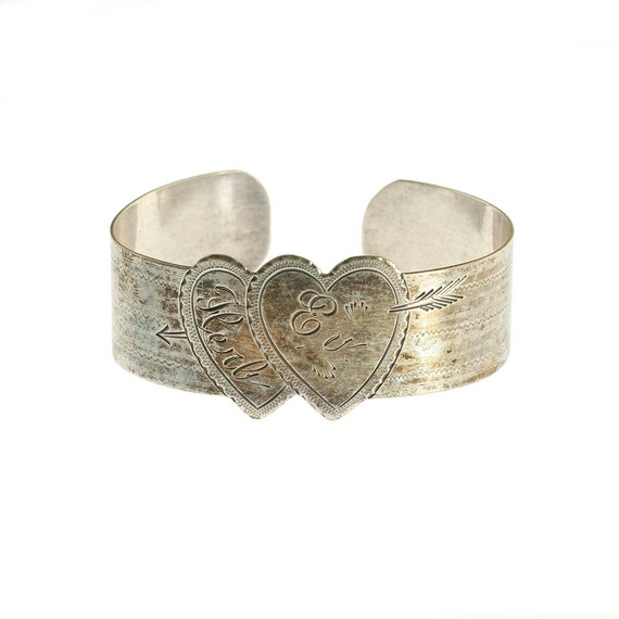 Sterling Sweetheart Cuff Bracelet