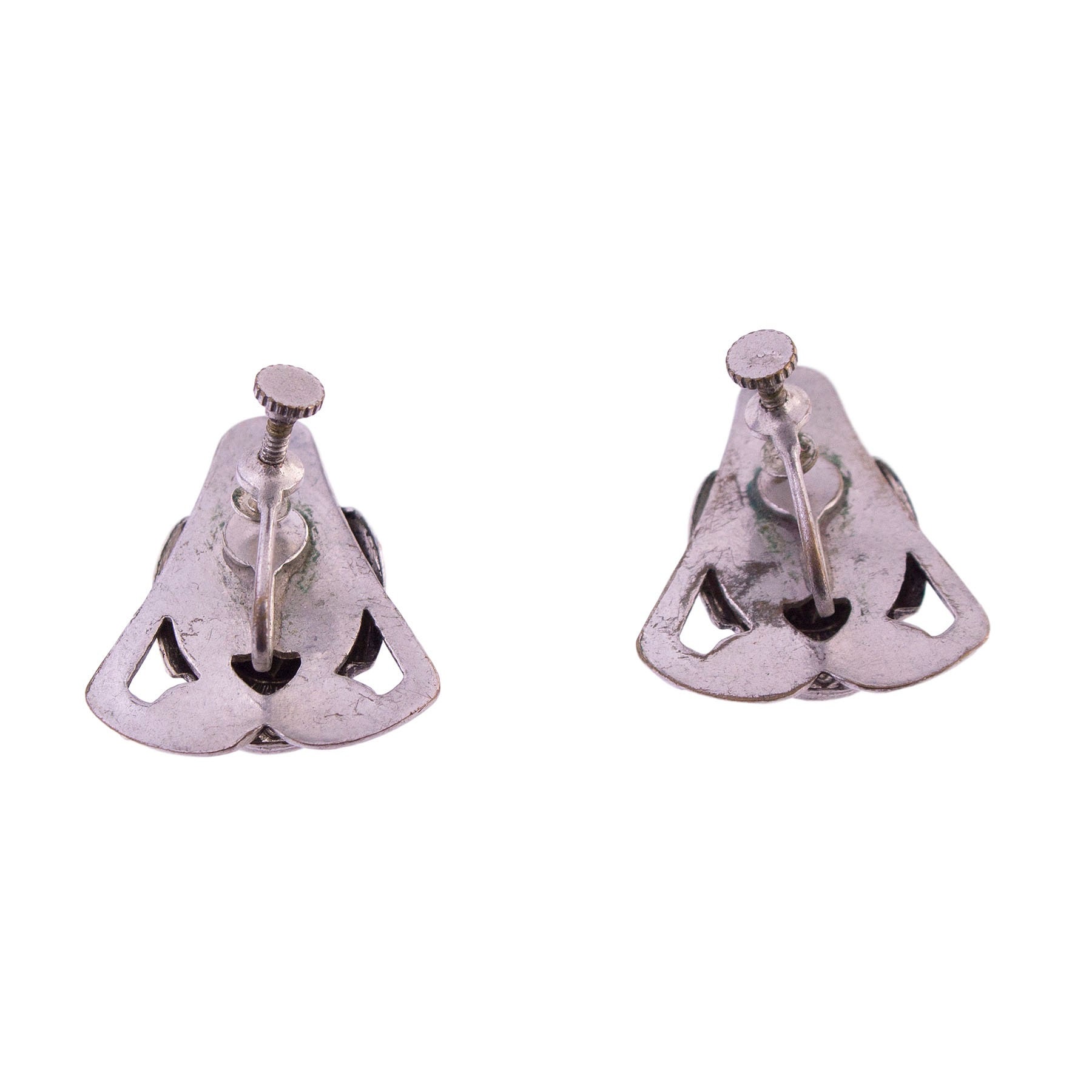Silver western earrings deals