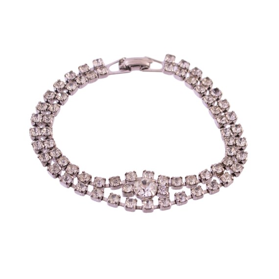 Simple Rhinestone Bracelet - image 1