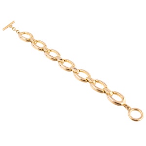 Oval Link Toggle Bracelet