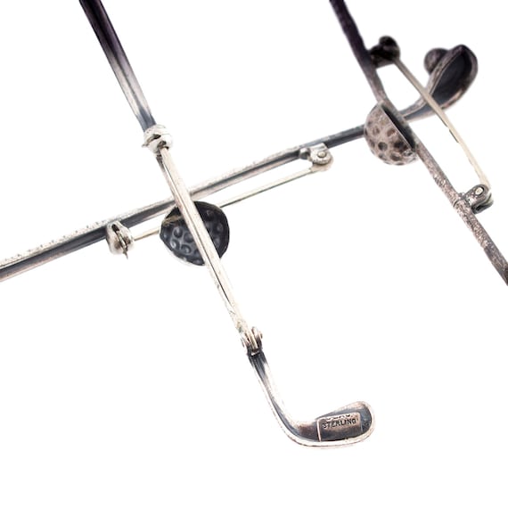 Sterling Golf Club Pin Set Gem