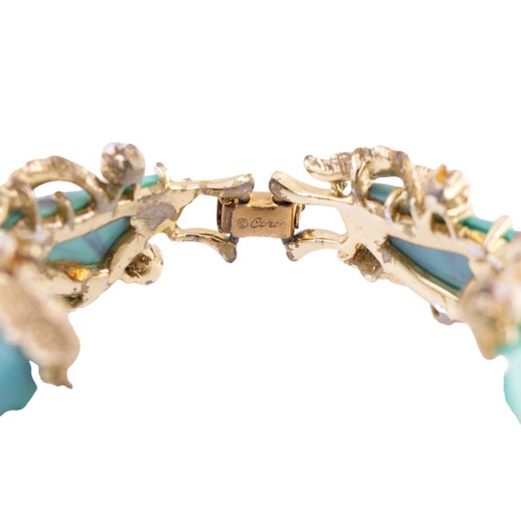 Vintage Turquoise Coro Bracelet - image 3