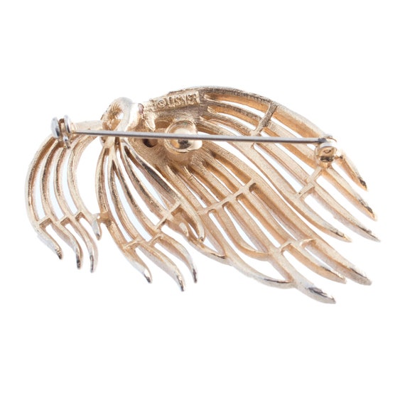 Lisner Curved Branch Brooch - image 2