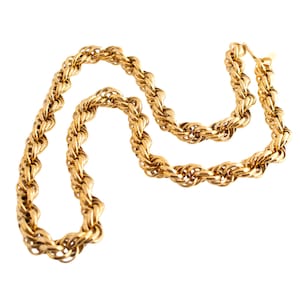Heavy Rope Chain Necklace by Gay Boyer