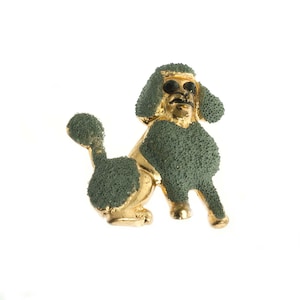 Grey Poodle Pin